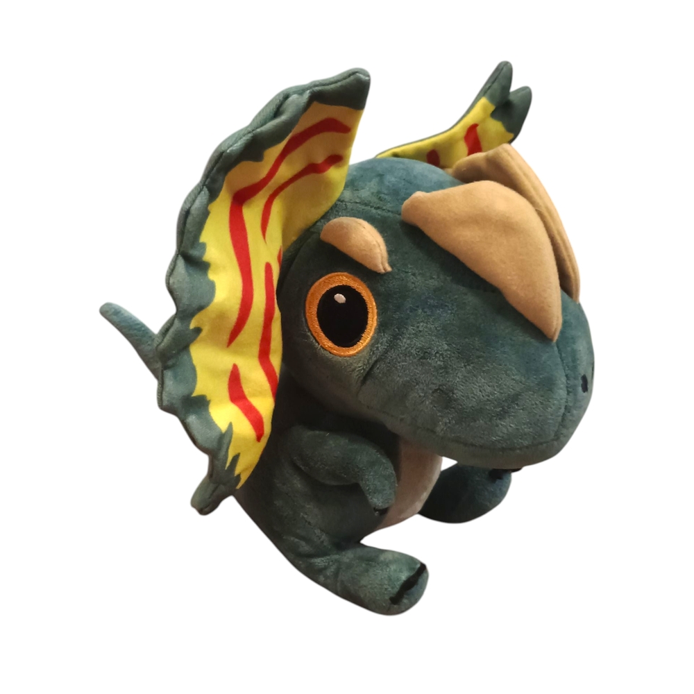 Jurassic Park World Plush Dinosaur Dilophosaurus 2022 Movie Dominion 8”
